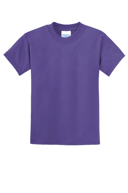 Port & Co Youth Core Blend Tee. PC55Y