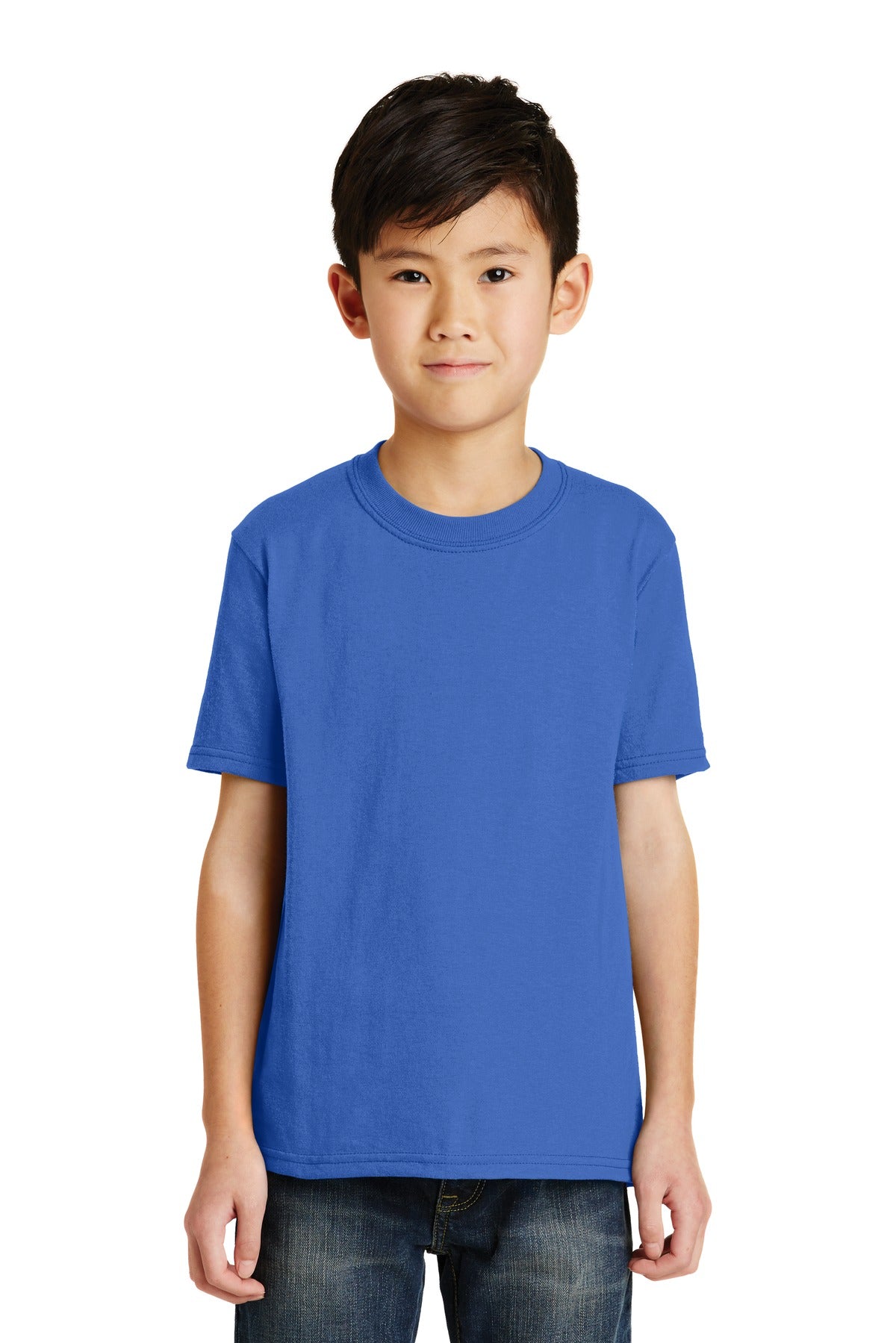 Port & Co Youth Core Blend Tee. PC55Y