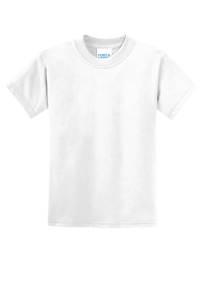 Port & Co Youth Core Blend Tee. PC55Y
