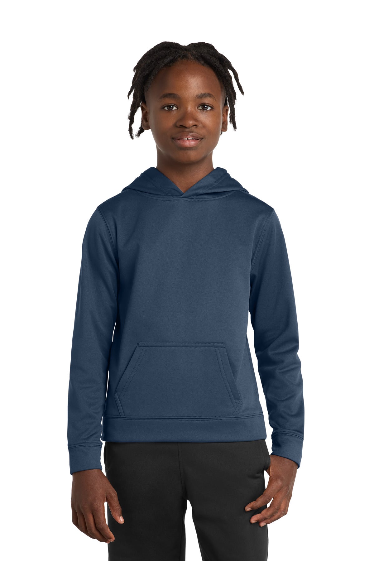 Port & Co Youth Performance Fleece Pullover Hooded Sweatshirt. PC590YH
