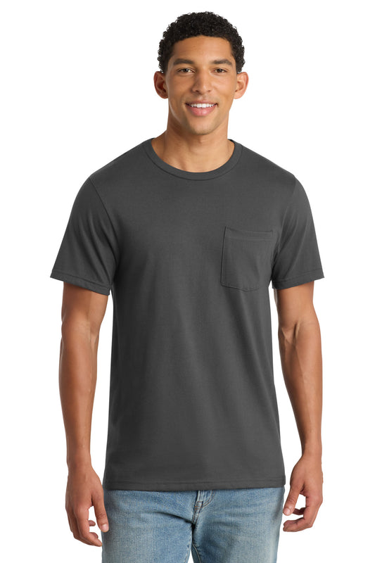Port & Co Bouncer Pocket Tee PC600P