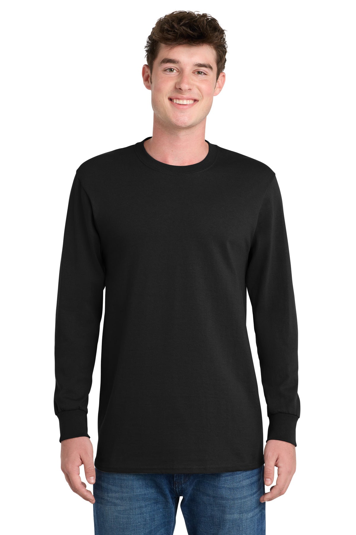 SanMar PC61LST_jetblack_model_front.jpg