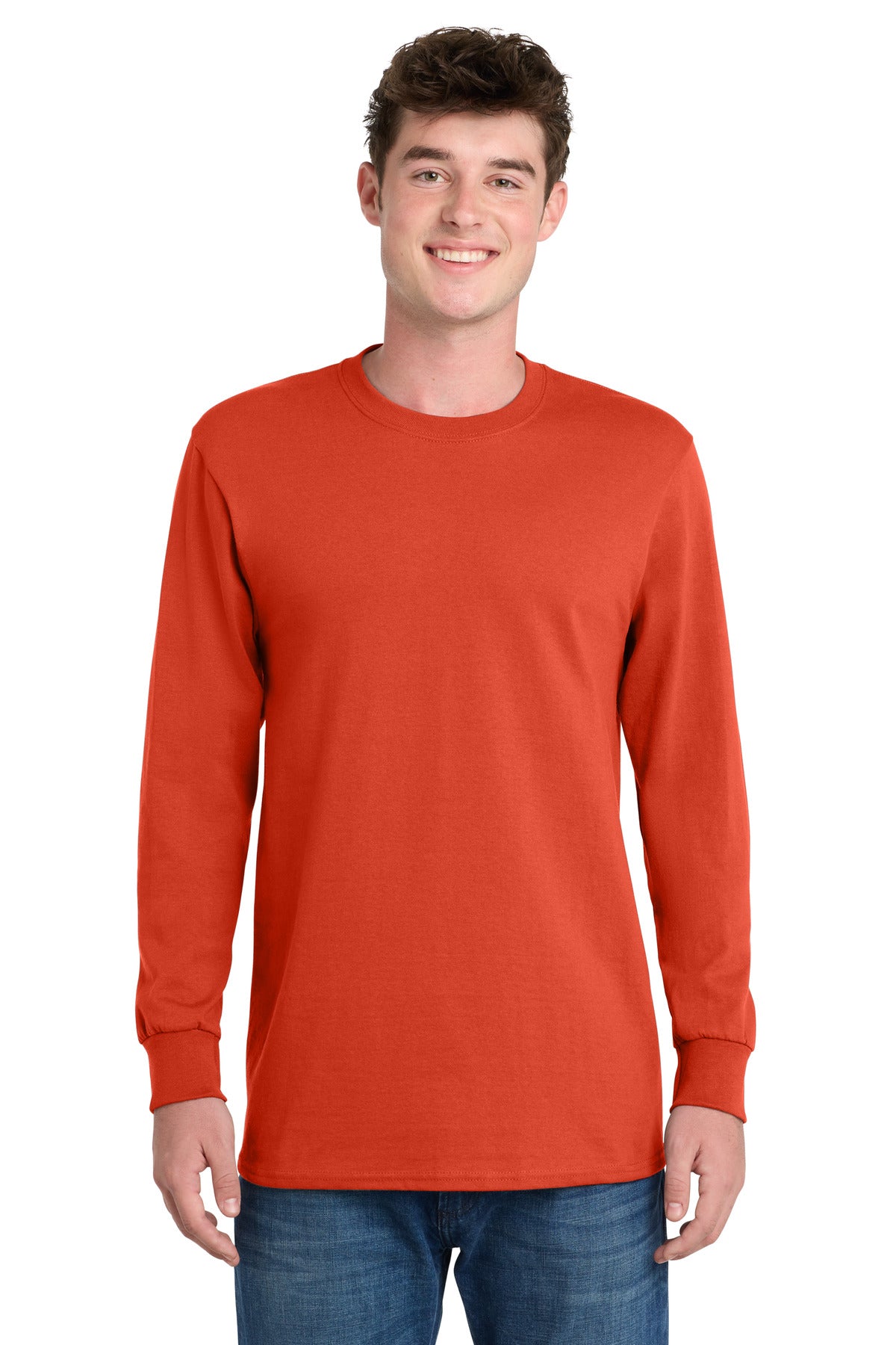 SanMar PC61LST_orange_model_front.jpg