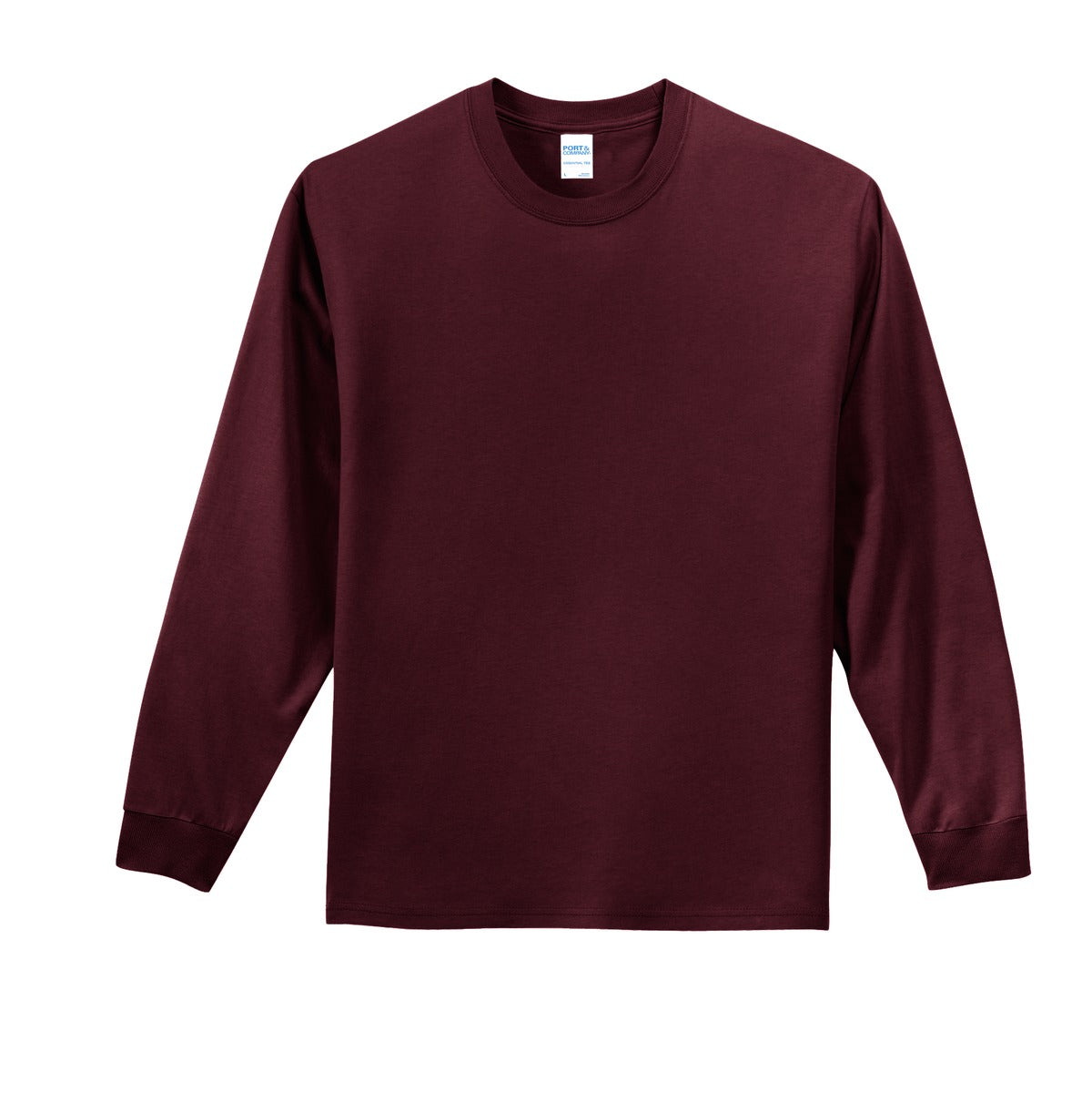 Port & Co Long Sleeve Essential Tee. PC61LS