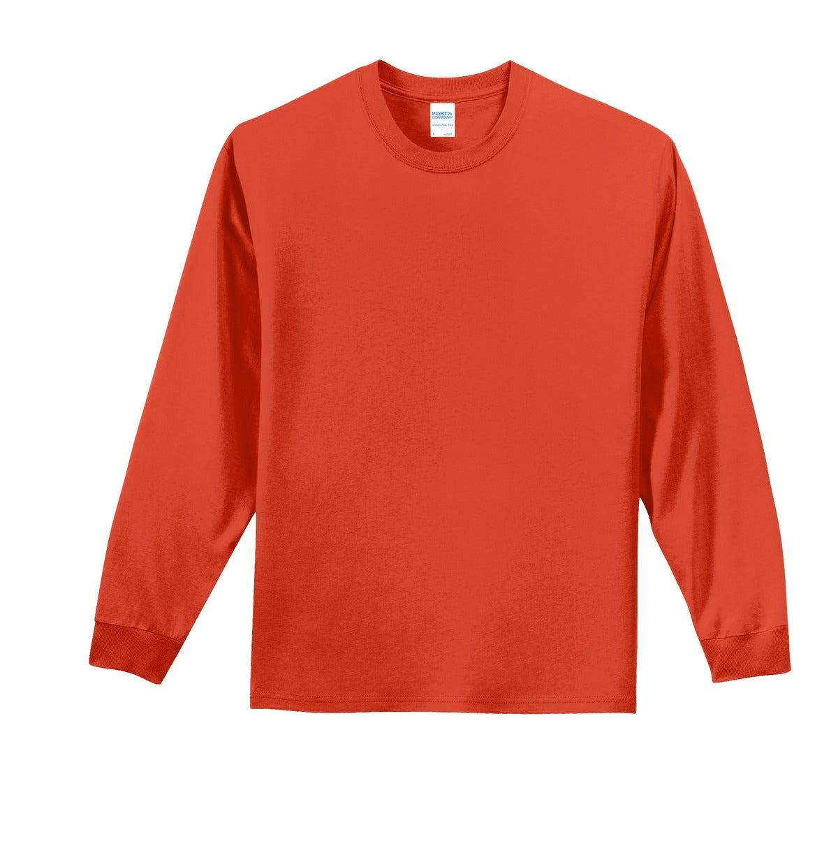 Port & Co Long Sleeve Essential Tee. PC61LS