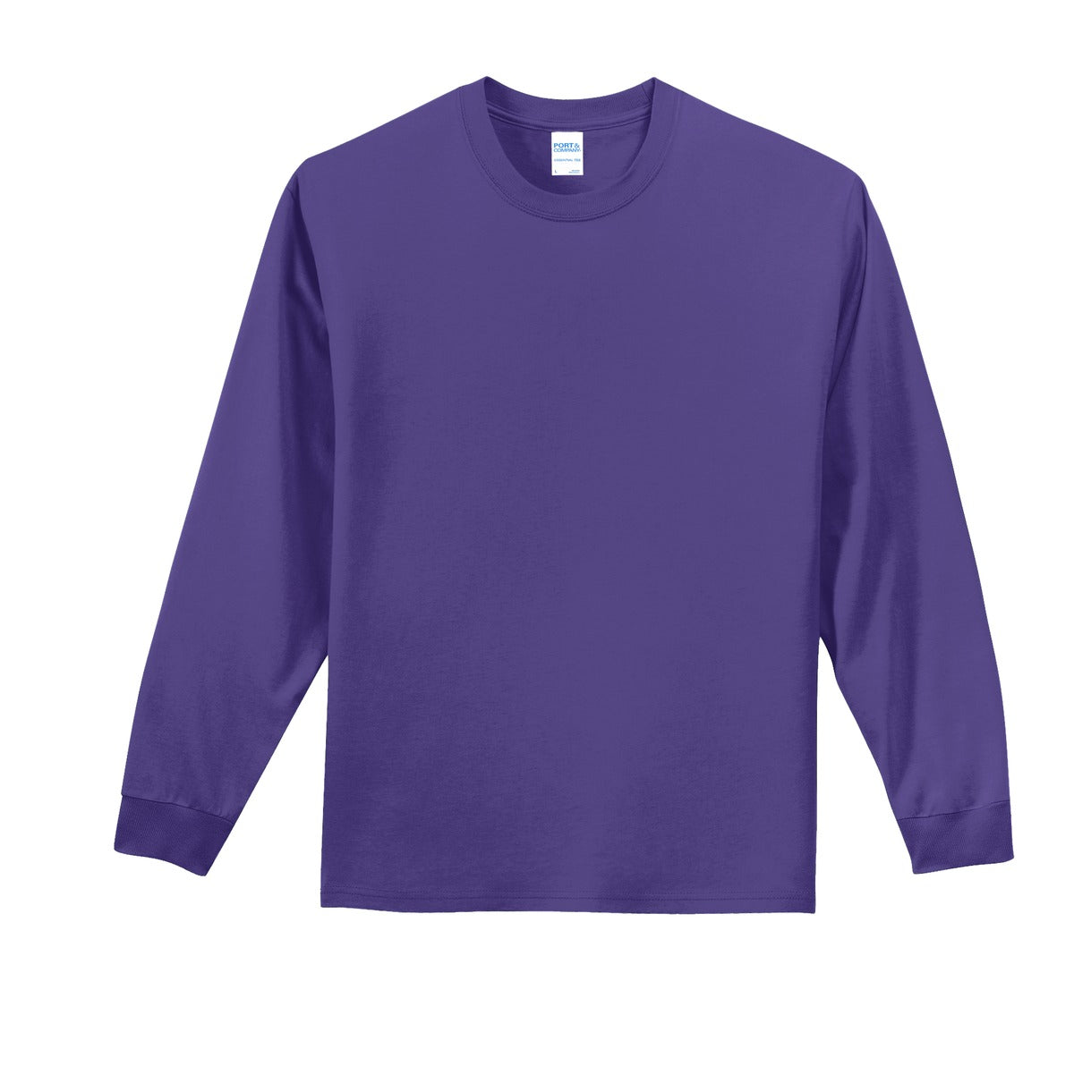 Port & Co Long Sleeve Essential Tee. PC61LS