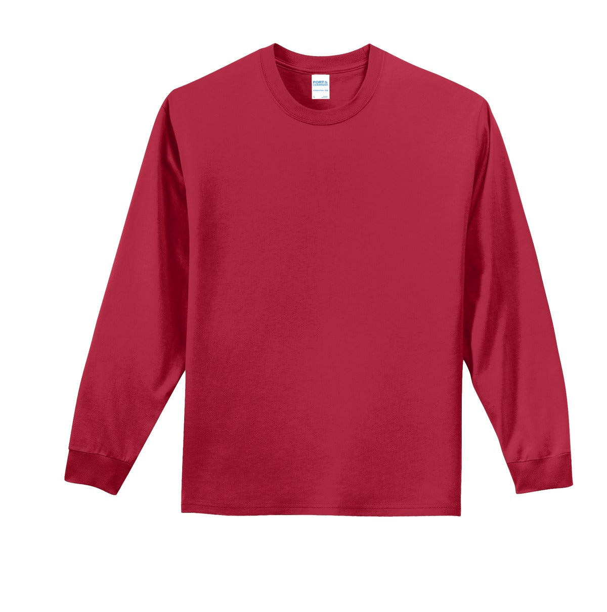 Port & Co Long Sleeve Essential Tee. PC61LS