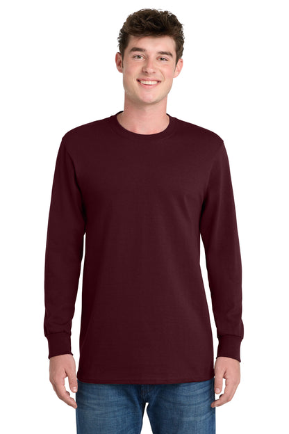 SanMar PC61LS_athleticmaroon_model_front.jpg