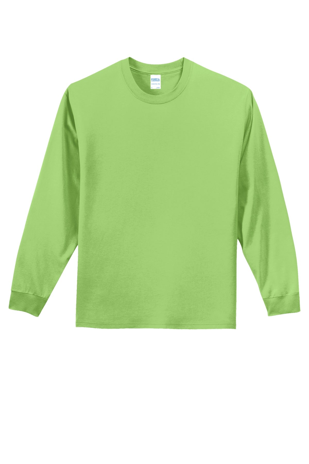Port & Co Long Sleeve Essential Tee. PC61LS