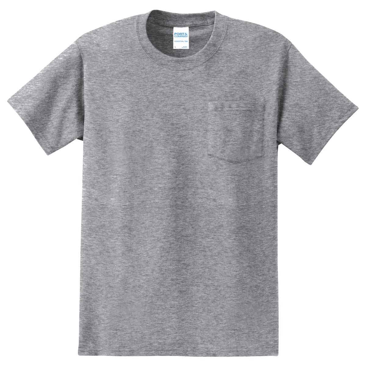 Port & Co Tall Essential Pocket Tee. PC61PT