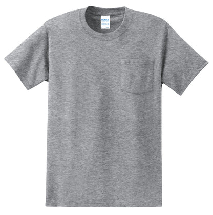Port & Co Tall Essential Pocket Tee. PC61PT
