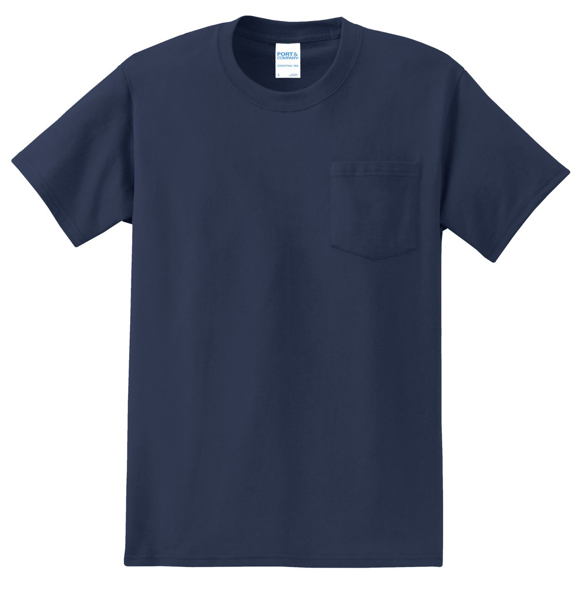 Port & Co Essential Pocket Tee. PC61P