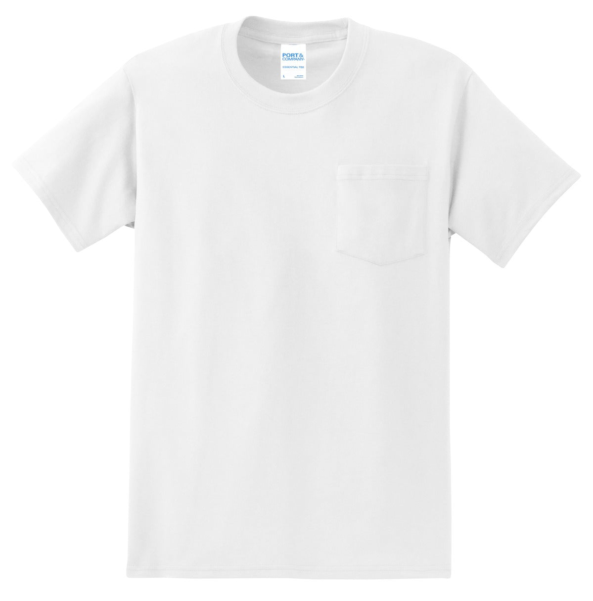 Port & Co Essential Pocket Tee. PC61P