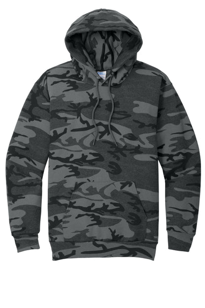 Port & Co Core Fleece Camo Pullover Hooded Sweatshirt. PC78HC