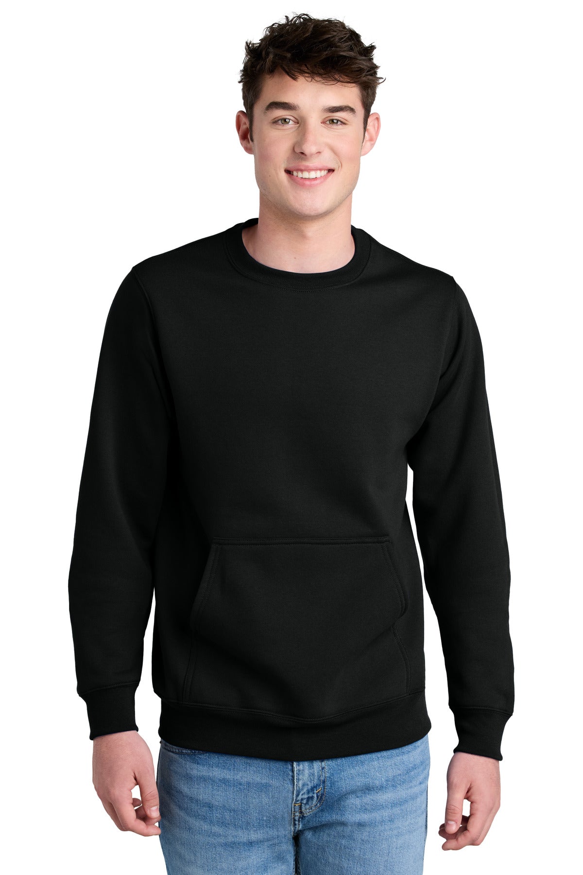 SanMar PC78PKT_jetblack_model_front.jpg