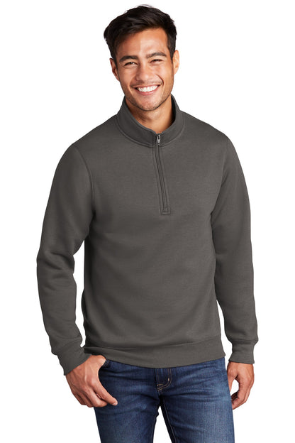 Port & Co Core Fleece 1/4-Zip Pullover Sweatshirt PC78Q
