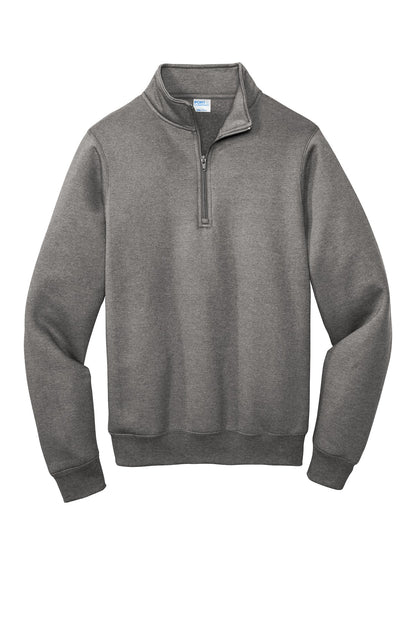 Port & Co Core Fleece 1/4-Zip Pullover Sweatshirt PC78Q