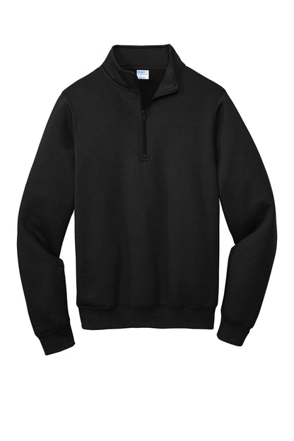 Port & Co Core Fleece 1/4-Zip Pullover Sweatshirt PC78Q