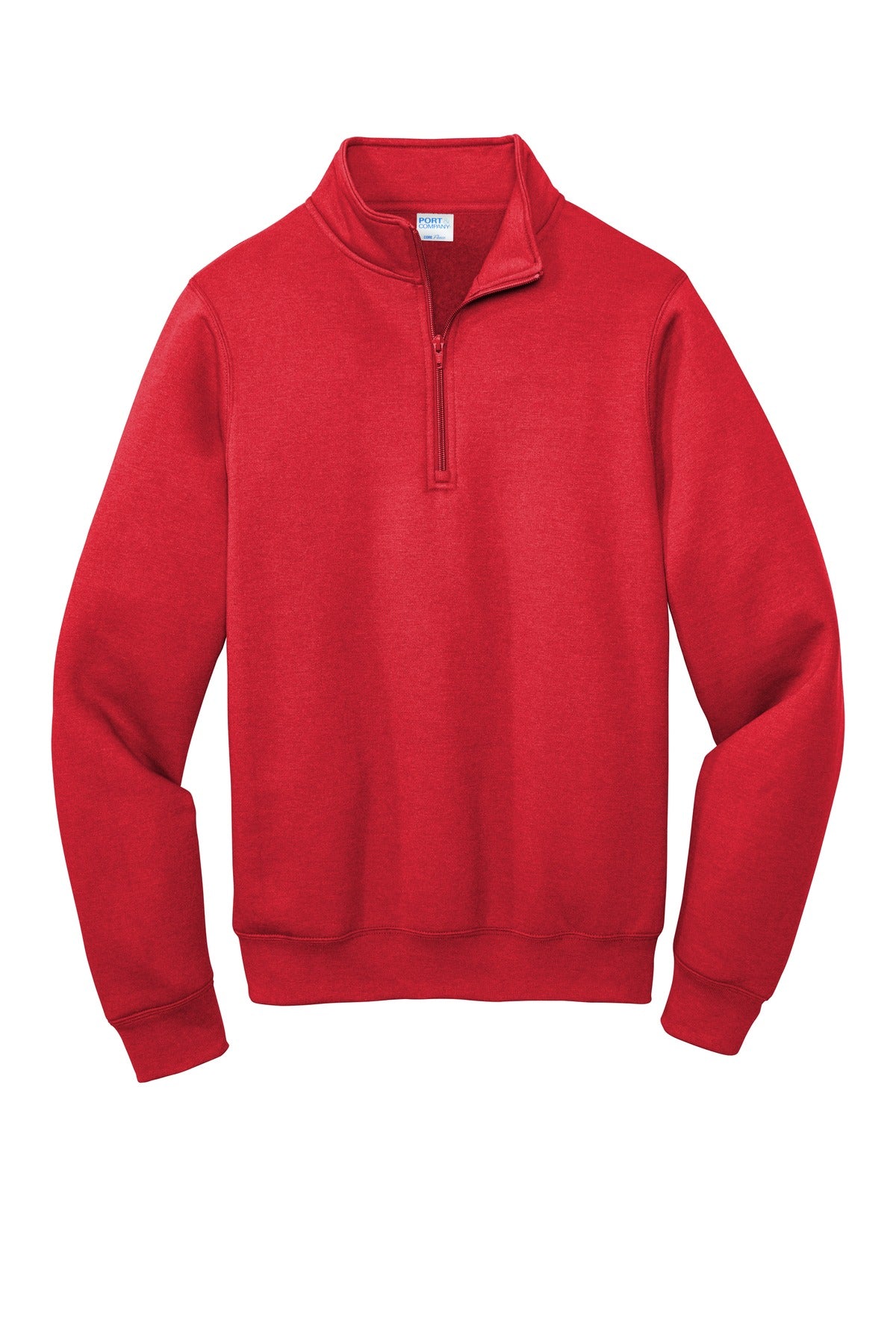 Port & Co Core Fleece 1/4-Zip Pullover Sweatshirt PC78Q