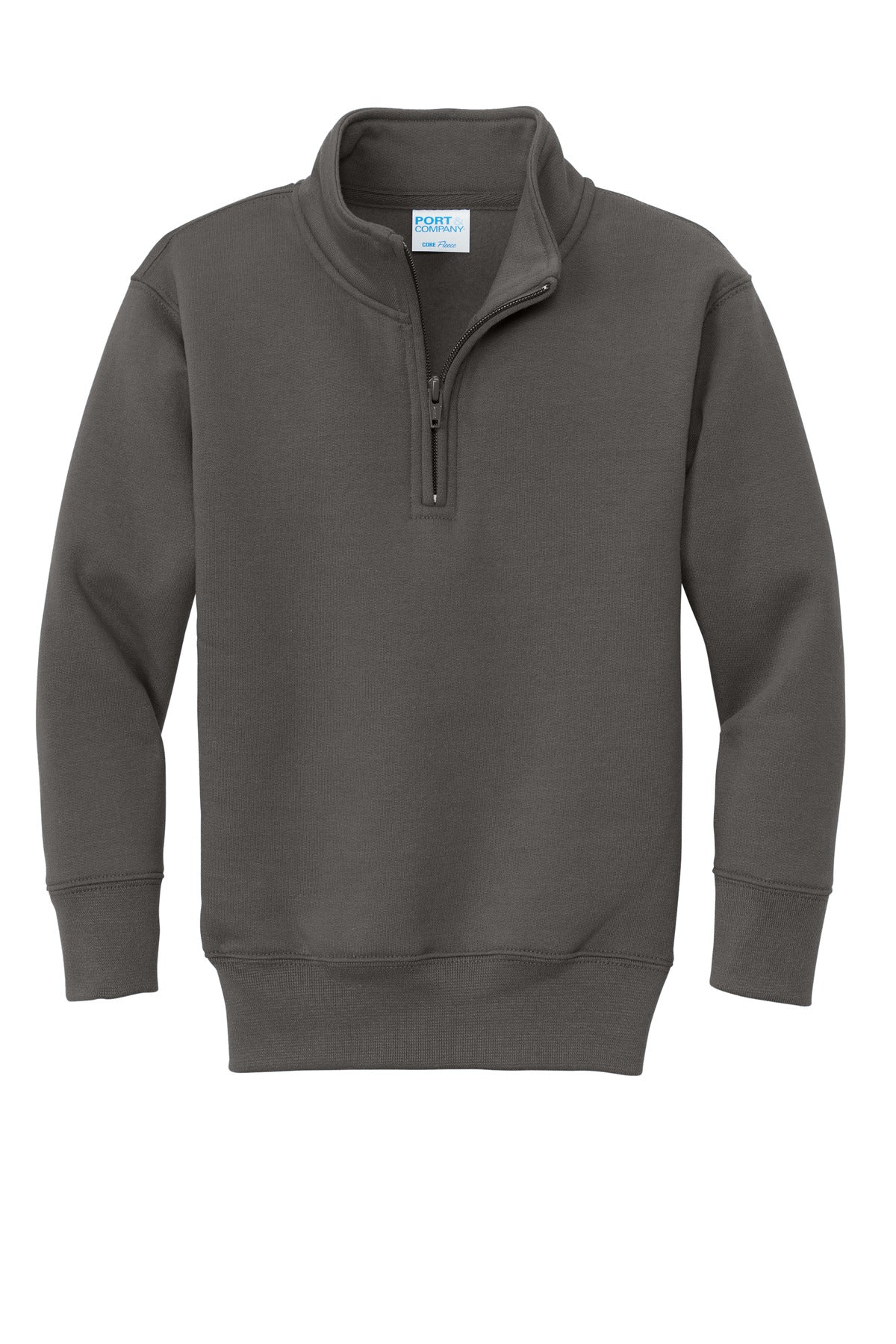 Port & Co Youth Core Fleece 1/4-Zip Pullover Sweatshirt PC78YQ