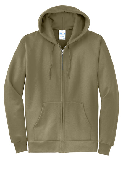 Port & Co Core Fleece Full-Zip Hooded Sweatshirt. PC78ZH