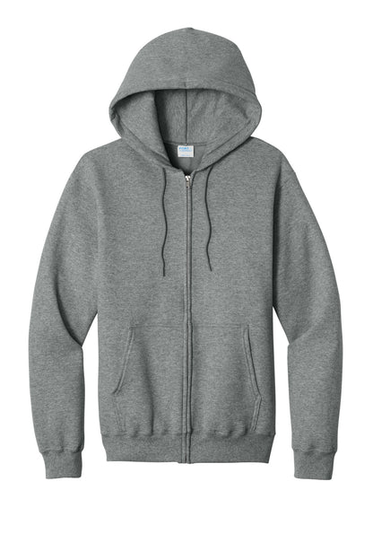 Port & Co Core Fleece Full-Zip Hooded Sweatshirt. PC78ZH