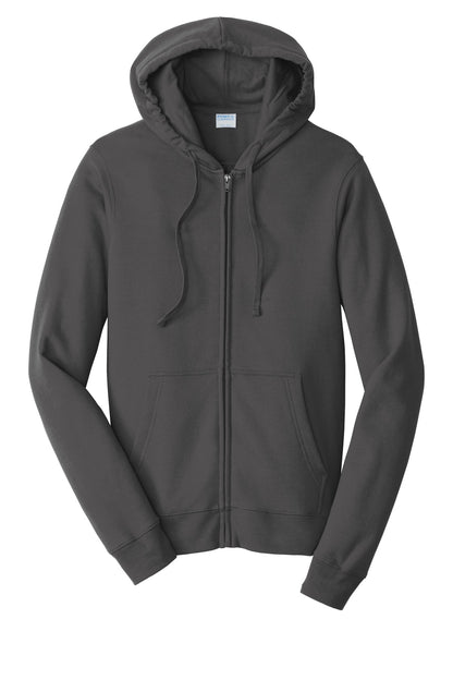 Port & Co Fan Favorite Fleece Full-Zip Hooded Sweatshirt. PC850ZH