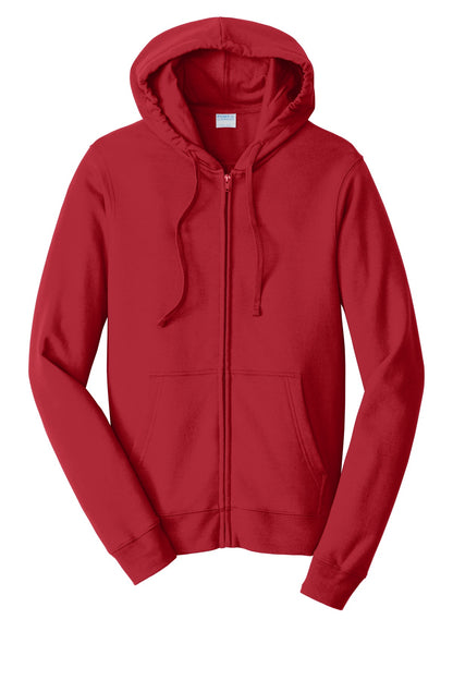 Port & Co Fan Favorite Fleece Full-Zip Hooded Sweatshirt. PC850ZH