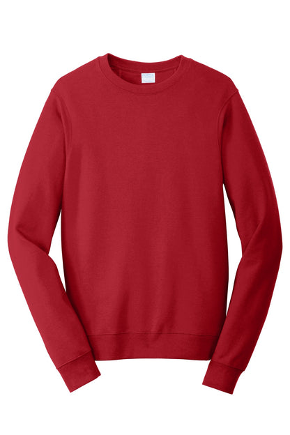 Port & Co Fan Favorite Fleece Crewneck Sweatshirt. PC850