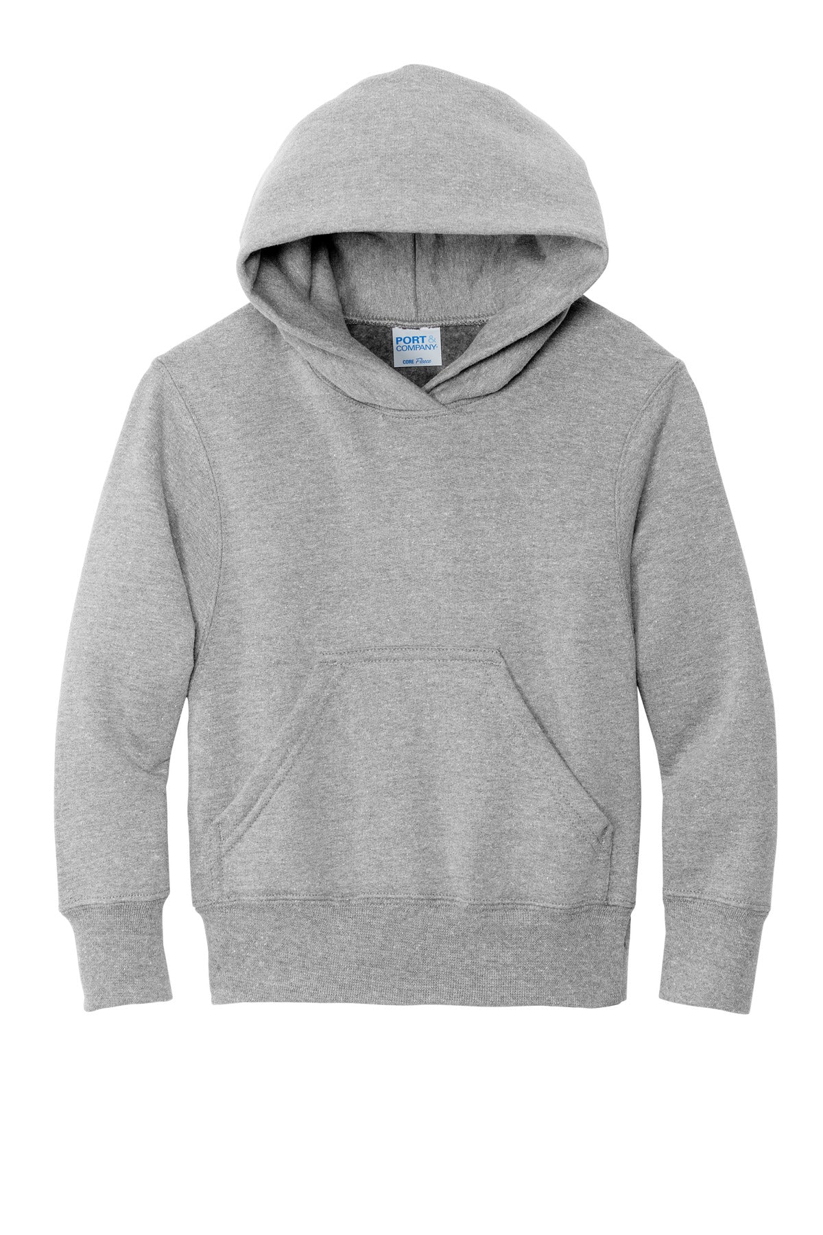 Port & Co Youth Core Fleece Pullover Hooded Sweatshirt. PC90YH