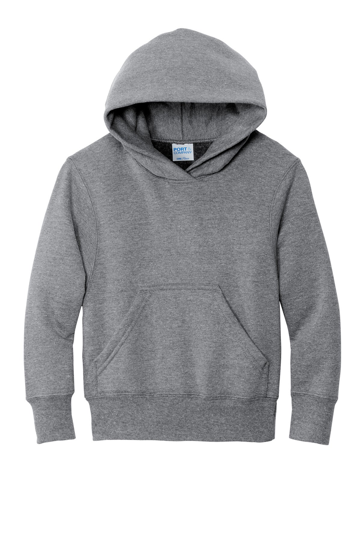 Port & Co Youth Core Fleece Pullover Hooded Sweatshirt. PC90YH