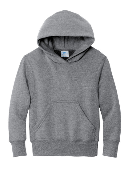 Port & Co Youth Core Fleece Pullover Hooded Sweatshirt. PC90YH