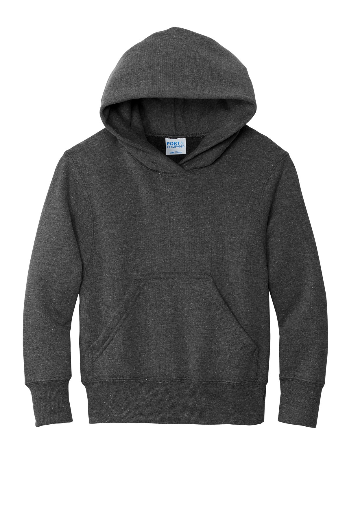Port & Co Youth Core Fleece Pullover Hooded Sweatshirt. PC90YH