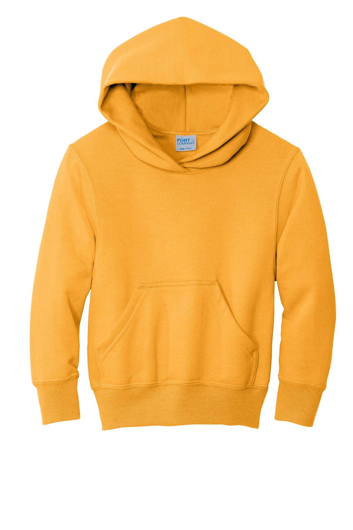 Port & Co Youth Core Fleece Pullover Hooded Sweatshirt. PC90YH