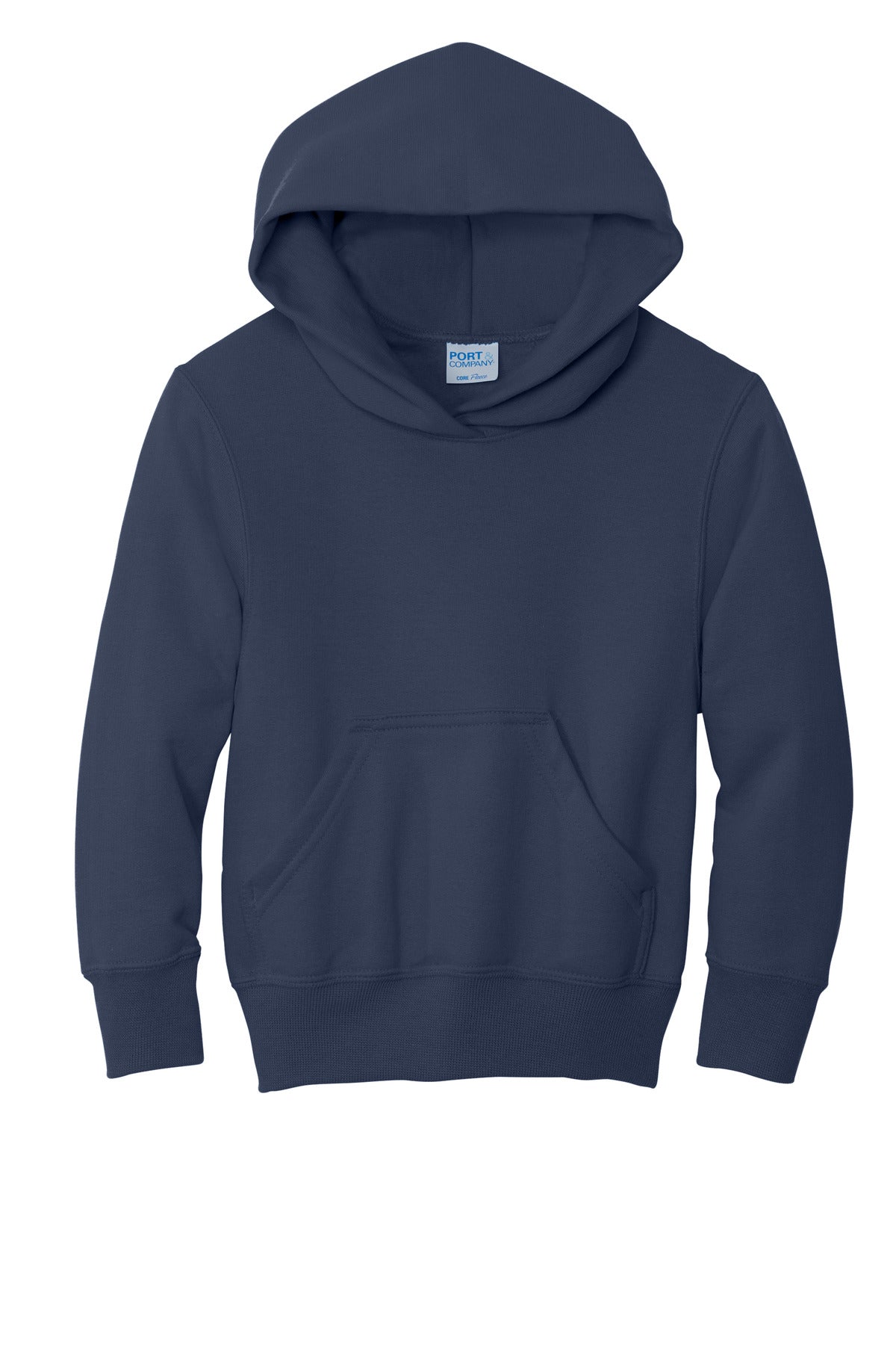 Port & Co Youth Core Fleece Pullover Hooded Sweatshirt. PC90YH