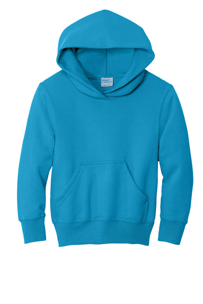 Port & Co Youth Core Fleece Pullover Hooded Sweatshirt. PC90YH