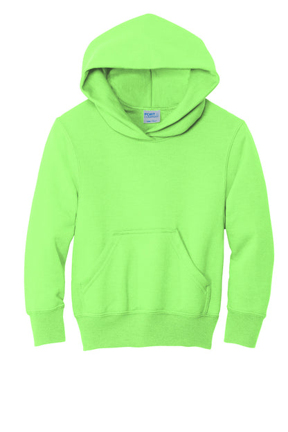 Port & Co Youth Core Fleece Pullover Hooded Sweatshirt. PC90YH