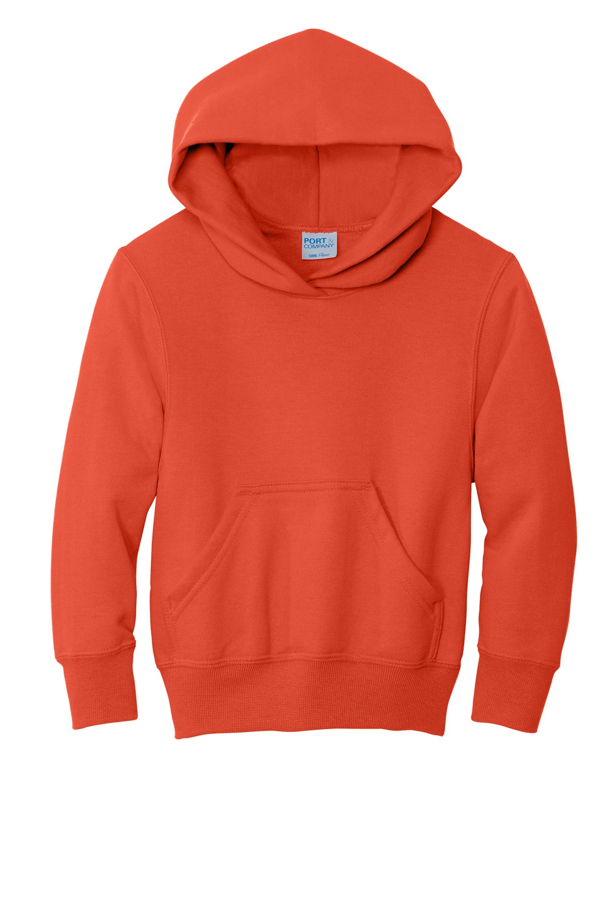 Port & Co Youth Core Fleece Pullover Hooded Sweatshirt. PC90YH