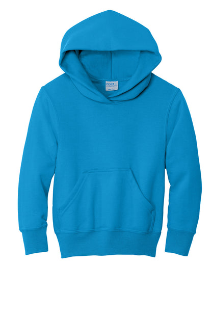 Port & Co Youth Core Fleece Pullover Hooded Sweatshirt. PC90YH