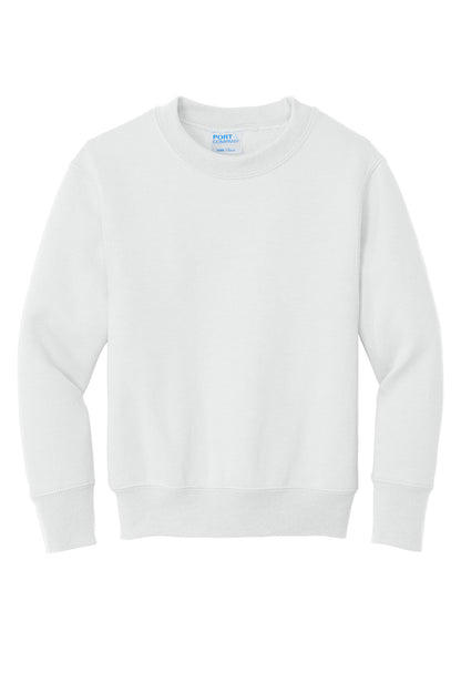 Port & Co Youth Core Fleece Crewneck Sweatshirt. PC90Y