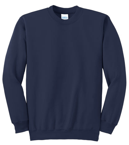Port & Co Tall Essential Fleece Crewneck Sweatshirt. PC90T