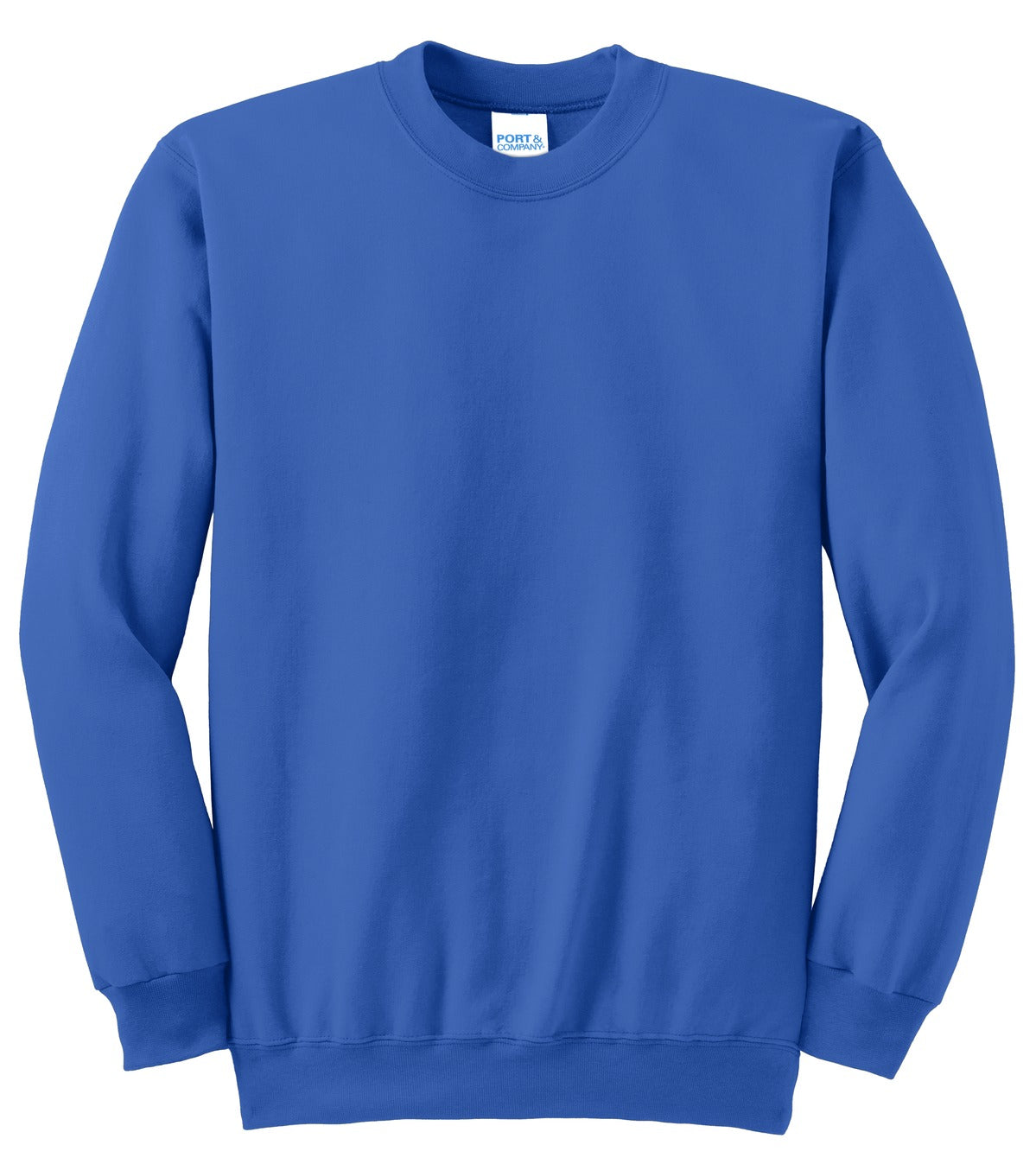 Port & Co Tall Essential Fleece Crewneck Sweatshirt. PC90T