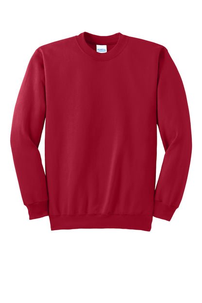 Port & Co Essential Fleece Crewneck Sweatshirt. PC90