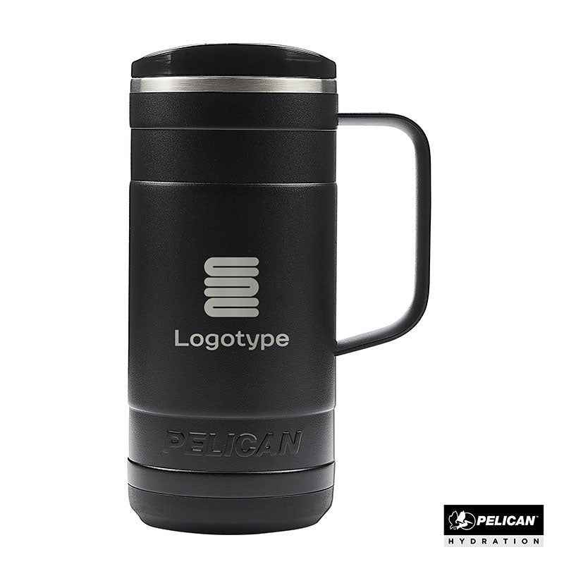 Black Pelican Ridge™ 18 oz. Recycled Double Wall Stainless Steel Mug