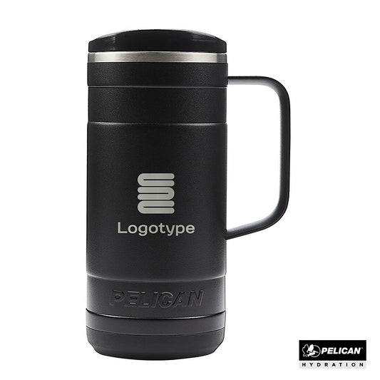 Black Pelican Ridge™ 18 oz. Recycled Double Wall Stainless Steel Mug