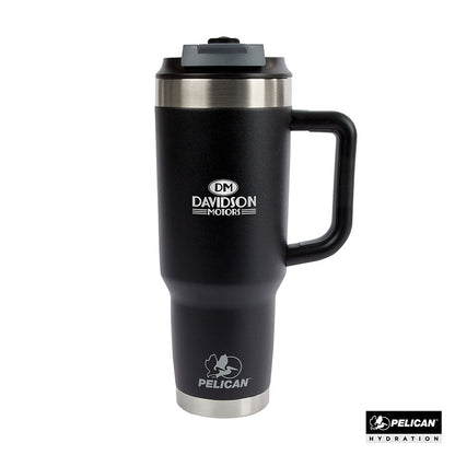 Pelican Porter™ Dual 40 oz. Dual Lid, Recycled Double Wall Stainless Steel Travel Tumbler