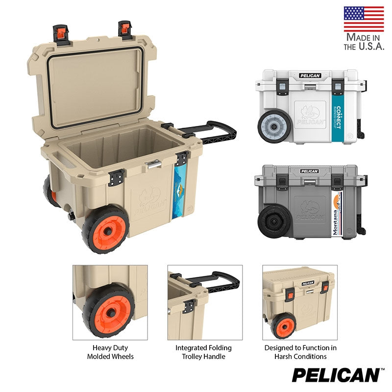 N/A Pelican™ 45qt Elite Wheeled Cooler