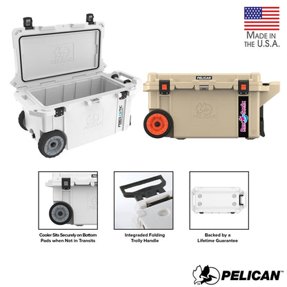 N/A Pelican™  80qt Wheeled Cooler