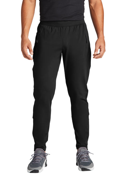 Front View of DeepBlack Sport-Tek Circuit Jogger PST871  - XS