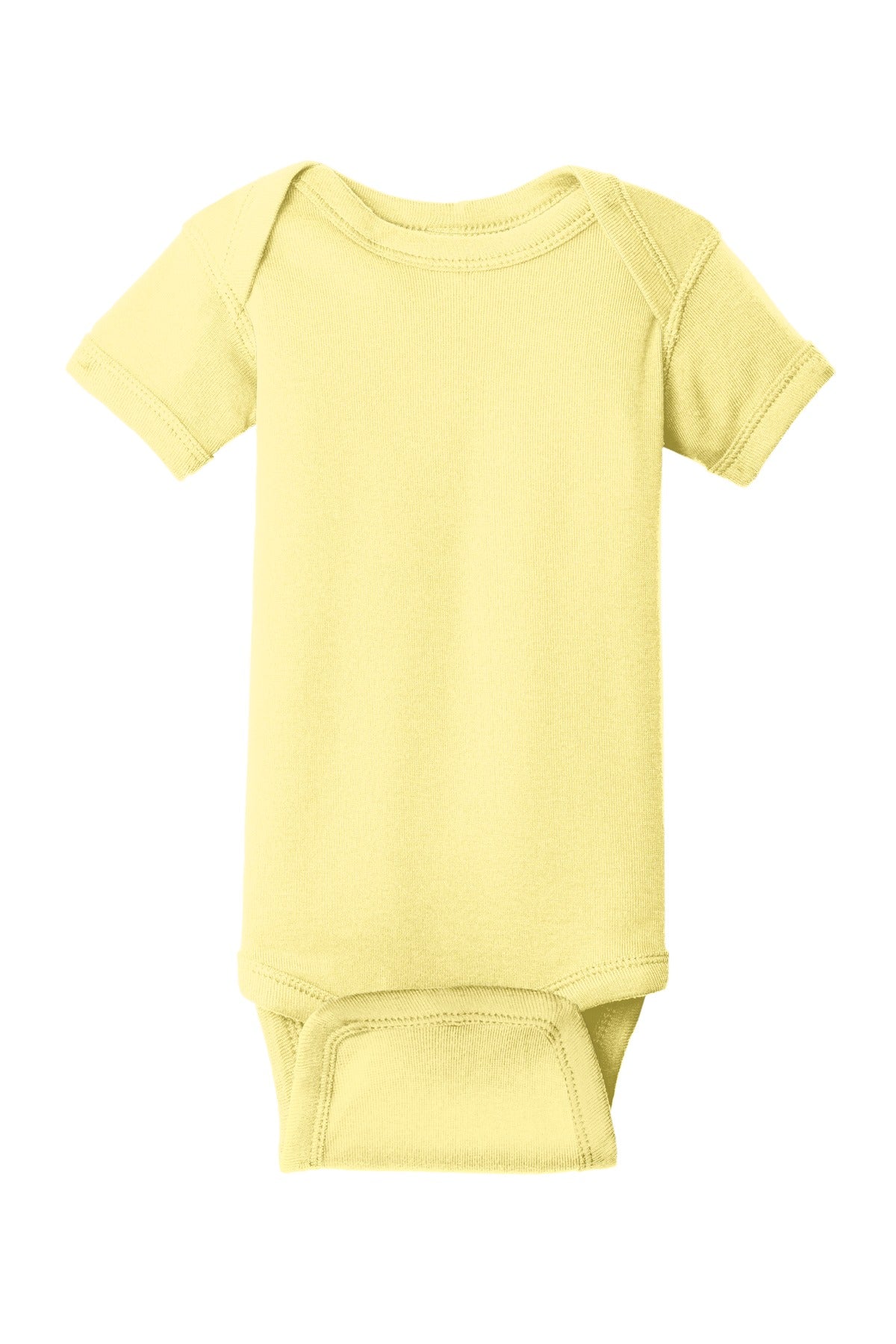 Rabbit Skins Infant Short Sleeve Baby Rib Bodysuit. RS4400